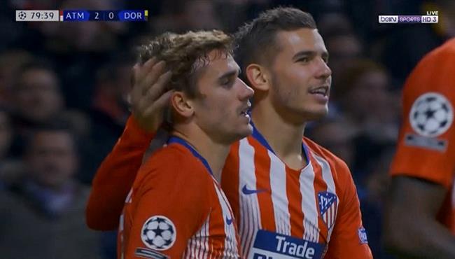 هدف جريزمان في مرمي بوروسيا دورتموند تعليق عصام الشوالي