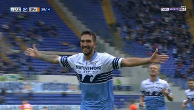 هدف قذيفة رائع لـ لاتسيو امام سبال بالدوري الايطالي