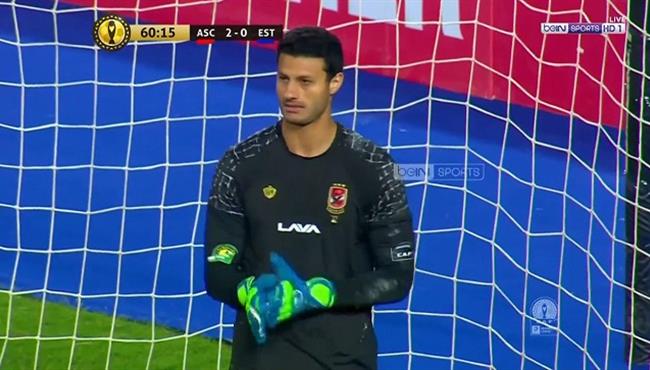 تصدي محمد الشناوي الرائع في مباراة الاهلي والترجي