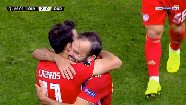 هدف اوليمبياكوس العالمي في مرمي دوديلانج