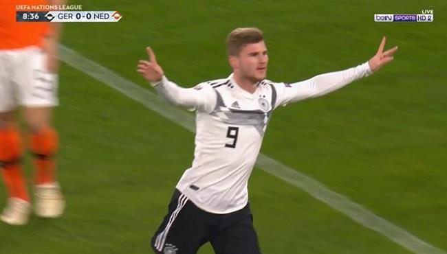 هدف المانيا الاول الرائع فى مرمي هولندا تعليق عصام الشوالي