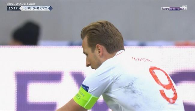 هاري كين يهدر هدف محقق امام كرواتيا