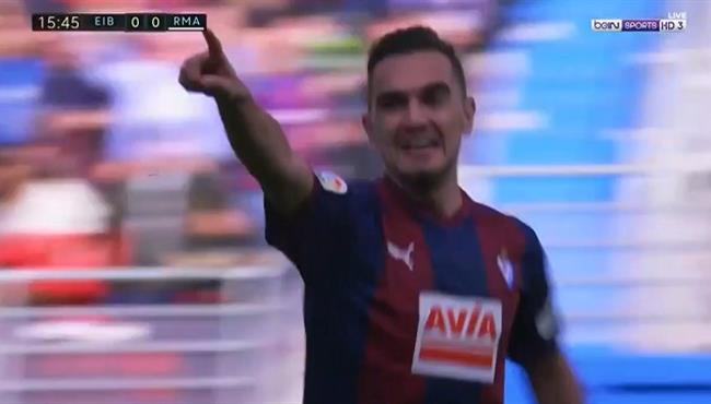 هدف ايبار الاول في مرمي ريال مدريد