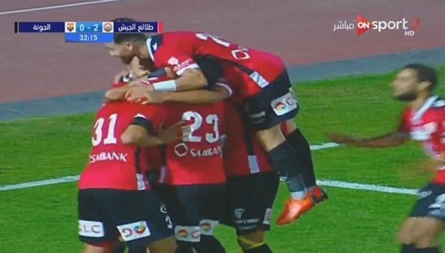 هدف مصطفي محمد الرائع فى مرمي الجونة بالدوري المصري