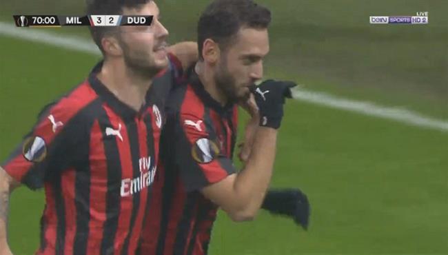 هدف تشلهان اوغلو الرائع فى مرمي دوديلانج بالدوري الاوروبي