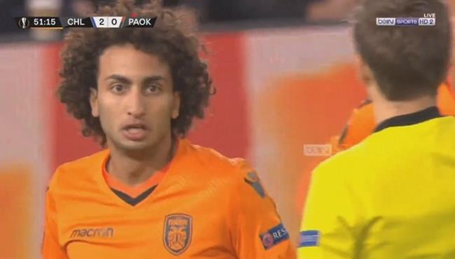 ملخص لمسات عمرو وردة امام تشيلسي بالدوري الاوروبي