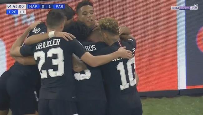 اهداف مباراة باريس سان جيرمان ونابولي 1 1 تعليق رؤوف خليف