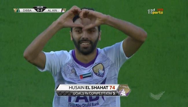 هدف حسين الشحات في مرمي دبا بالدوري الاماراتي