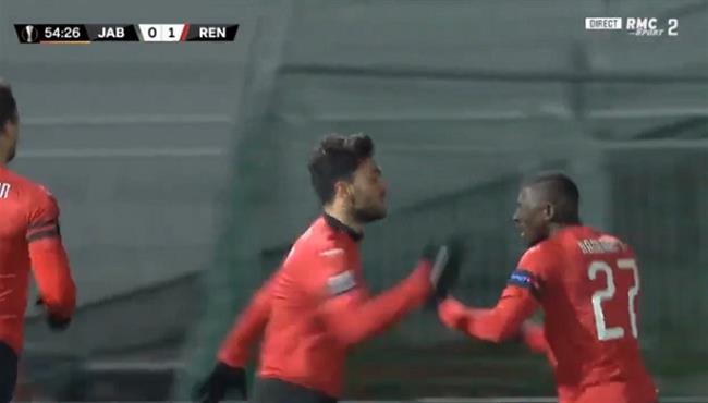 هدف فوز رين الرائع على يابلونك 1 0 الدوري الاوروبي