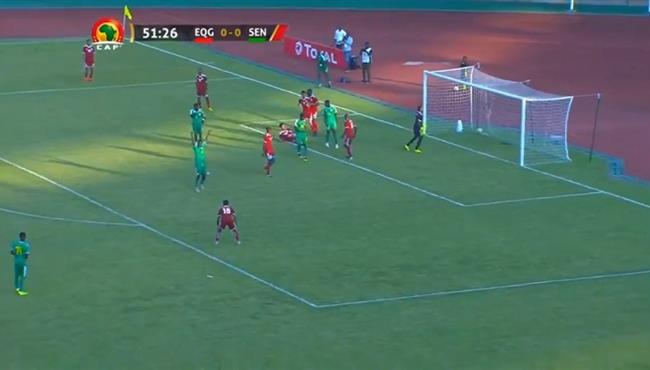 هدف فوز السنغال الكوميدي على غينيا الاستوائية 1 0 تصفيات امم افريقيا