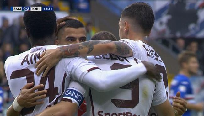 اهداف مباراة تورينو وسامبدوريا 4 1 الدوري الايطالي