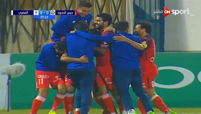 اهداف مباراة حرس الحدود والمصري 3 0 الدوري المصري