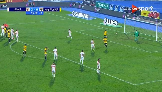 هدف الانتاج الحربي فى مرمي الزمالك محمد رجب