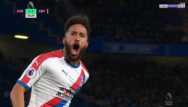 هدف تعادل كريستال بالاس مع تشيلسي 1 1 تعليق حفيظ دراجي