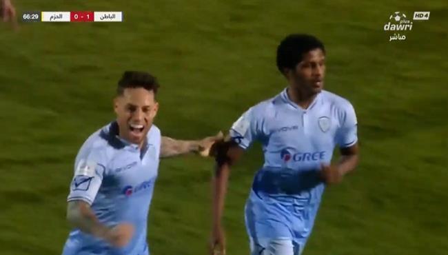 هدف فوز الباطن العالمي على الحزم 1 0 الدوري السعودي