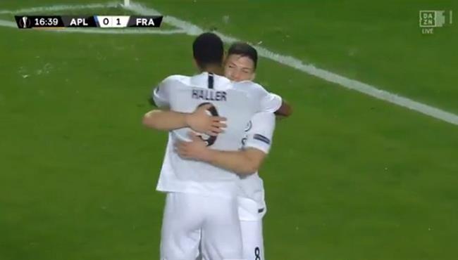 اهداف مباراة اينتراخت فرانكفورت وابولون ليماسول 3 2 الدوري الاوروبي