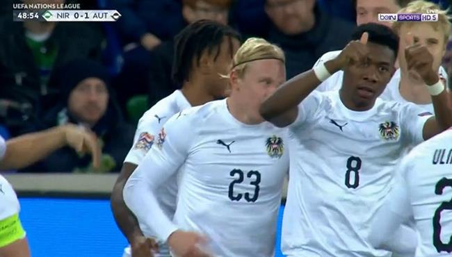 اهداف مباراة النمسا وايرلندا الشمالية 2 1 دوري الامم الاوروبية