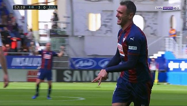 هدف ايبار الثالث في مرمي ريال مدريد