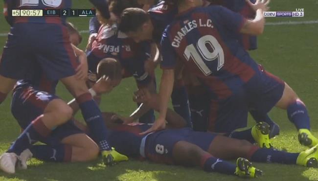 اهداف مباراة ايبار وديبورتيفو ألافيس 2 1 الدوري الاسباني