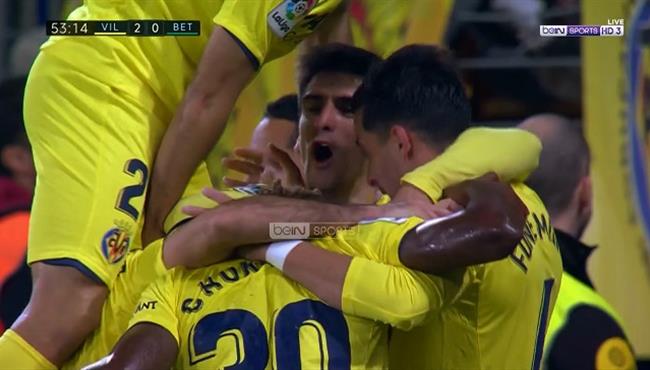 اهداف مباراة فياريال وريال بيتيس 2 1 الدوري الاسباني