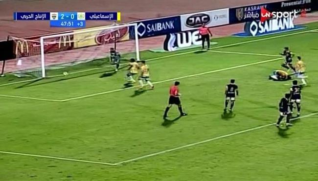 هدف الاسماعيلي الاول في مرمي الانتاج الحربي