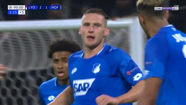 اهداف مباراة ليون وهوفنهايم 2 2 دوري ابطال اوروبا