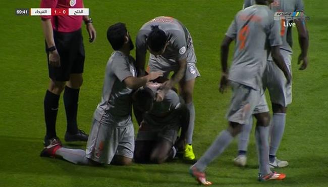 هدف رائع فى مباراة الفتح والفيحاء بالدوري السعودي