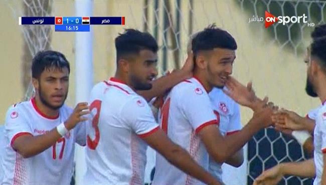 هدف تونس الاوليمبي الاول في مرمي مصر