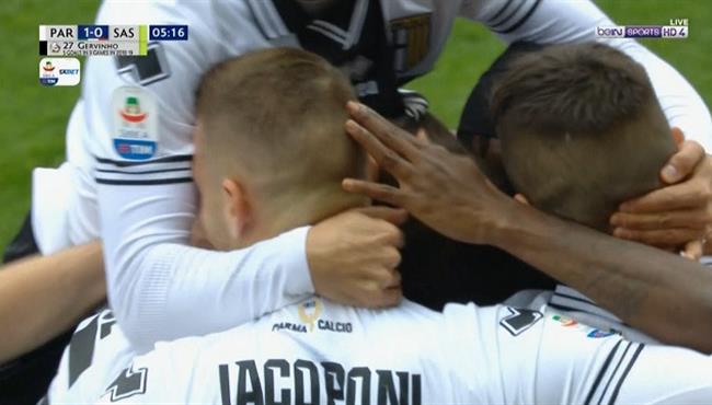 اهداف مباراة بارما وساسولو 2 1 الدوري الايطالي