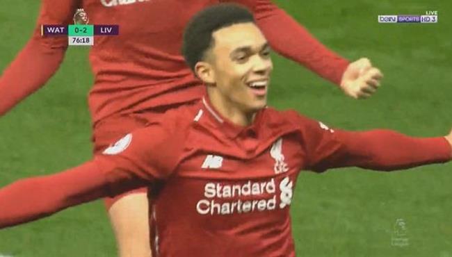 هدف ارنولد الرائع في مرمي واتفورد بالدوري الانجليزي