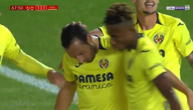 هدف سانتي كازورلا الرائع فى مباراة فياريال وألميريا