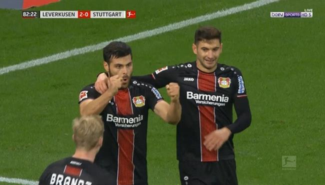 اهداف مباراة باير ليفركوزن وشتوتجارت 2 0 الدوري الالماني