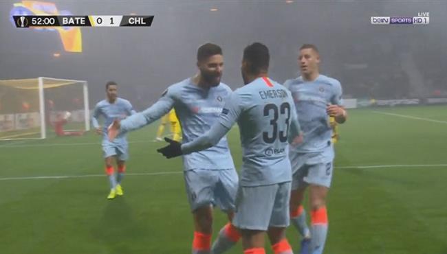 هدف فوز تشيلسي على باتي بوريسوف 1 0 الدوري الاوروبي