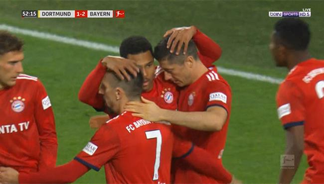 هدف ليفاندوفيسكي الثاني في مرمي بوروسيا دورتموند