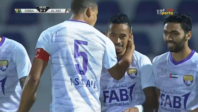 اهداف مباراة العين ودبا 4 0 الدوري الاماراتي