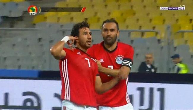 هدف تعادل مصر مع تونس 1 1 تريزيجيه