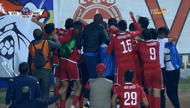 هدف فوز النجم الساحلي على الوداد 1 0 البطولة العربية