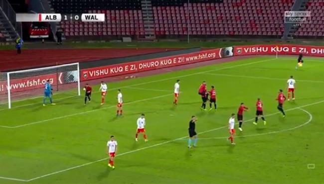 هدف فوز ألبانيا على ويلز 1 0 مباراة ودية