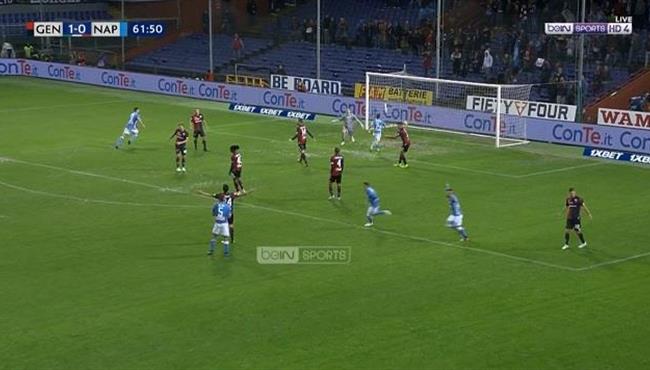 اهداف مباراة نابولي وجنوي 2 1 الدوري الايطالي