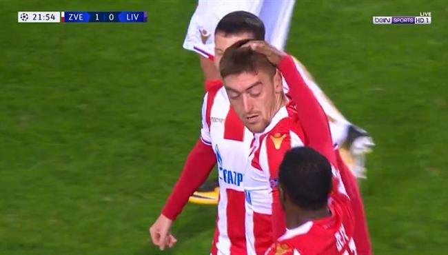 هدف النجم الاحمر الاول في مرمي ليفربول تعليق حفيظ دراجي