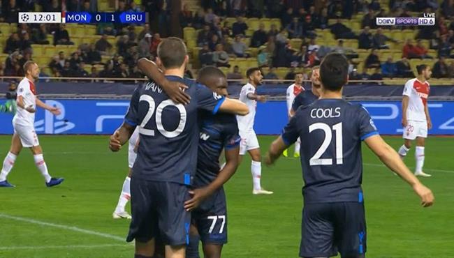 اهداف مباراة كلوب بروج وموناكو 4 0 دوري ابطال اوروبا