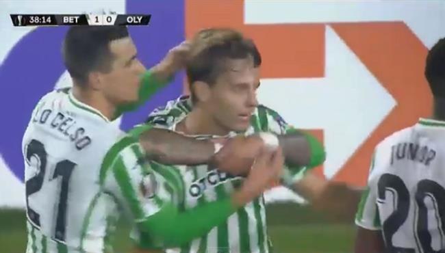 هدف فوز ريال بيتيس على اولمبياكوس 1 0 الدوري الاوروبي