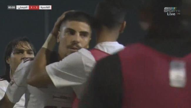 اهداف مباراة القادسية والفيصلي 1 1 الدوري السعودي