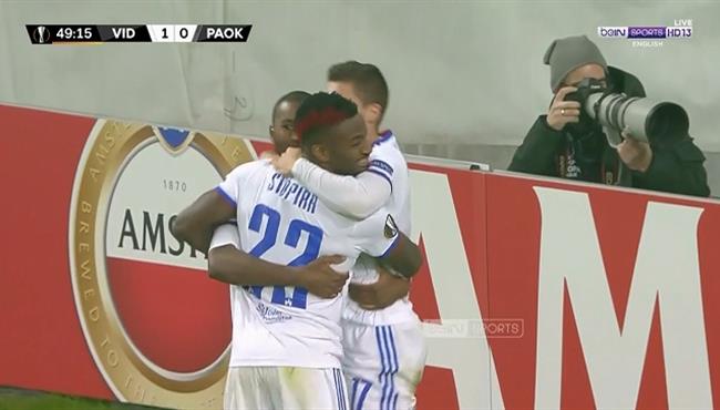 هدف فوز مول فيدي علي باوك سالونيكا 1 0 الدوري الاوروبي