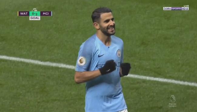 هدف رياض محرز في مرمي واتفورد بالدوري الانجليزي