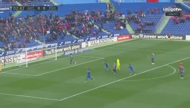 هدف فوز خيتافي الرائع علي ريال سوسيداد 1 0 الدوري الاسباني