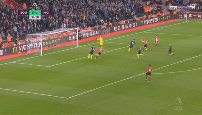 هدف تعادل ساوثهامبتون الرائع مع مانشستر سيتي 1 1 الدوري الانجليزي