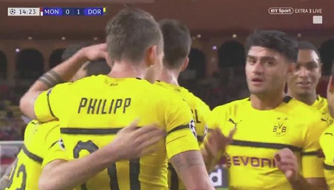 اهداف مباراة بوروسيا دورتموند وموناكو 2 0 دوري ابطال اوروبا
