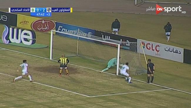 هدف الاتحاد الاول في مرمي المقاولون بالدوري المصري
