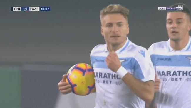 اهداف مباراة لاتسيو وكييفو 1 1 الدوري الايطالي